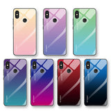 Gradient Tempered Glass Case For Xiaomi All Models