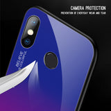 Gradient Tempered Glass Case For Xiaomi All Models