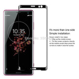 5D Curved Protective Glass On For Sony Xperia 10 Plus/ XZ3 / XZ4 /10/XZ Premium