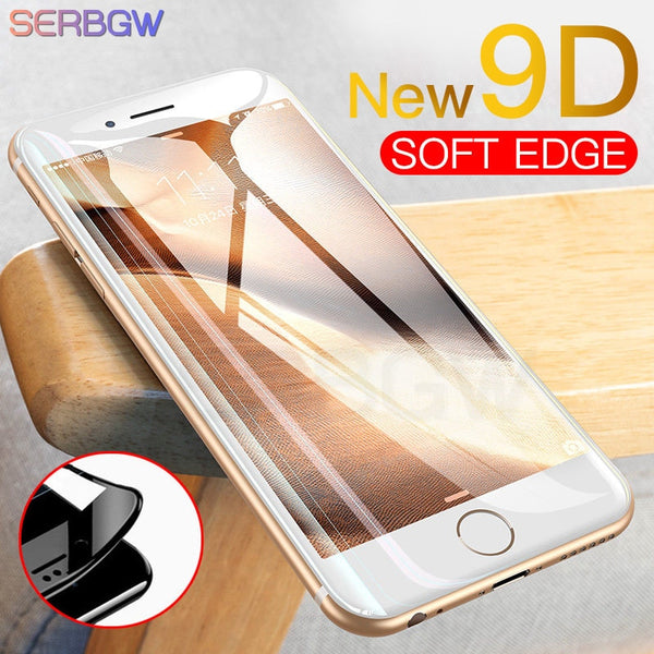 New 9D Curved Full Cover Tempered Glass  For iPhone 6 Plus/6s Plus