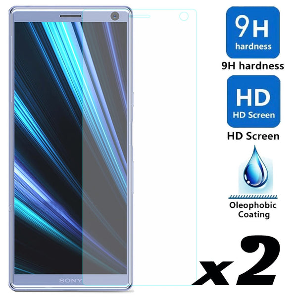 2pcs Tempered Glass Screen Protector For Sony Xperia 10 / 10 Plus