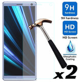 2pcs Tempered Glass Screen Protector For Sony Xperia 10 / 10 Plus