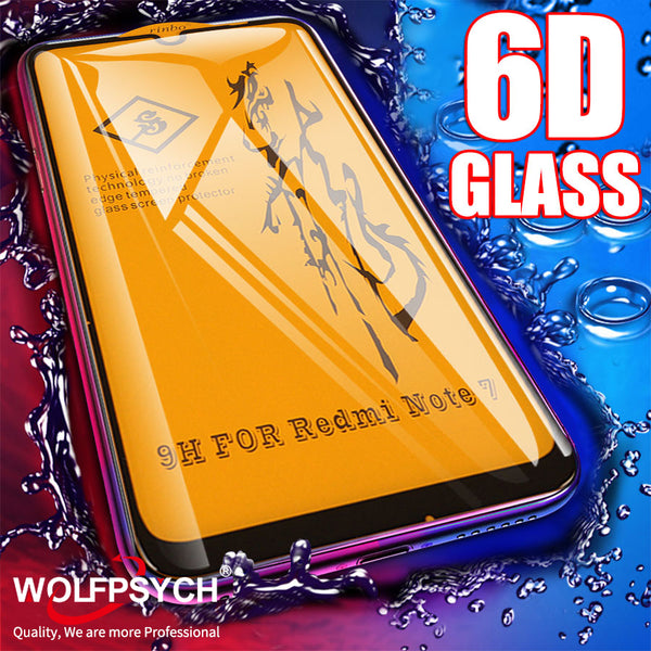 6D Full Glue Cover Tempered Glass For Xiaomi Mi 9/8 SE/8/ note7