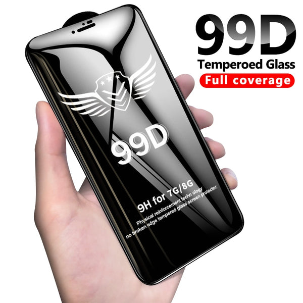 99D Protective Glass for iPhone 7 Plus Screen Protection